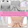 Alamic Bra Extenders 3 Hooks Elastic Stretchy Bra Extension Bra