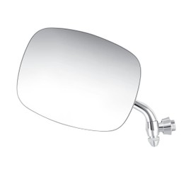 DASPARTS Side View Mirror Left 211857513F Luxury Zinc Diecasting Version(Not Stainless Steel Housing) Chrome For 1968-79 Bus 1973-74 Thing