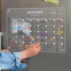 Acrylic Clear Whiteboard, Clear Message Board, Refrigerator Sticker, Magnetic Compatible,