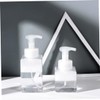 GLEAVI 2Pcs Foaming Pump Bottle Transparent Refillable Containers for Cosmetics