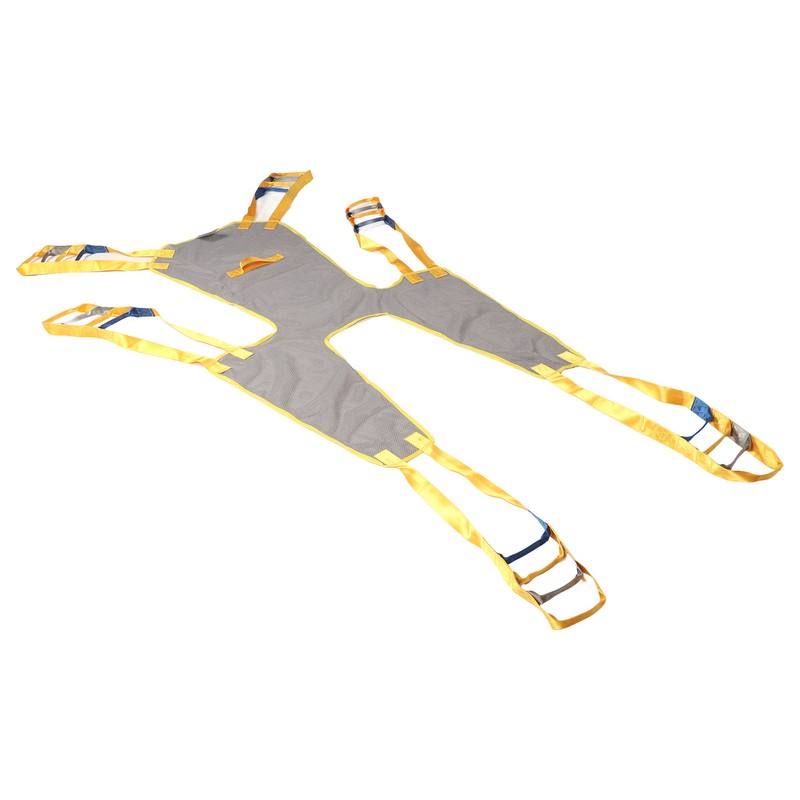 Patient Aid Lift Sling Mesh Full Body Divided Legs Head