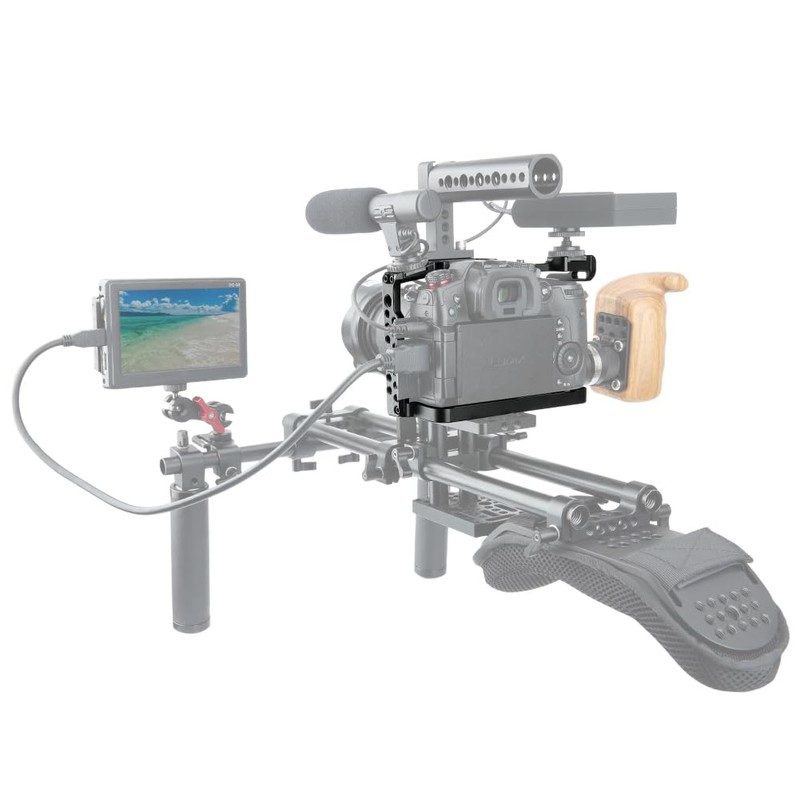 NICEYRIG Camera Cage for Panasoni Lumix G9 GH5 Series, with