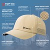 TOP-EX Mens Baseball Caps Quick Dry Breathable Mesh Running Waterproof