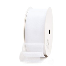 YAMA 1-1/2 Inch Sheer Organza Ribbon Roll - 25 Yards for Gift Wrapping, Bouquet Wrapping, Decoration, Craft, White