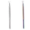 BOBOZHONG Cuticle pusher, cuticle pusher, 2 pieces, nail pusher, cuticle