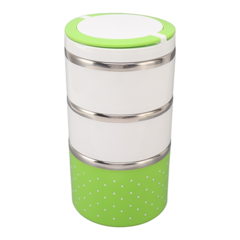 Stackable Stainless Steel Thermal Lunch Container Leakage Proof Retain Freshness
