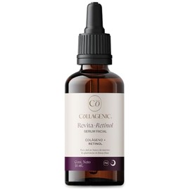 Collagenic | Serum Antiarrugas con Retinol, Colágeno y Baba de Caracol | Mejora la Firmeza y Textura de la Piel, Hidrata, Suaviza e Ilumina | Inositol, Vitamina E y Ácido Hialurónico | Noche