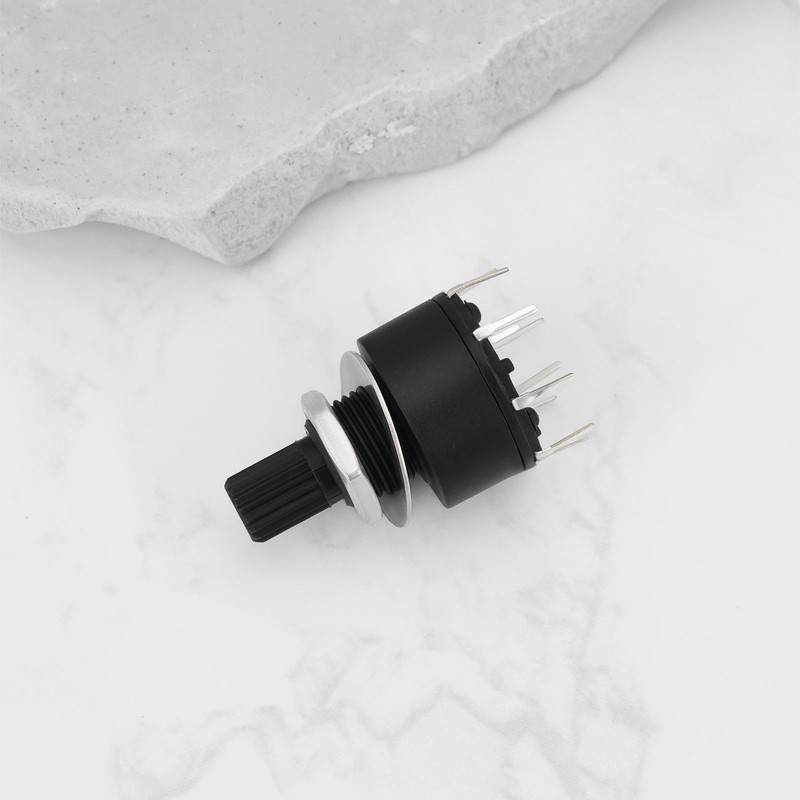 VGOL RS16 16 mm 2-Pin Rotary Switch with 4 Positions