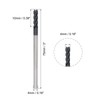sourcing map Square Nose End Mill, 4mm Tip Dia Solid