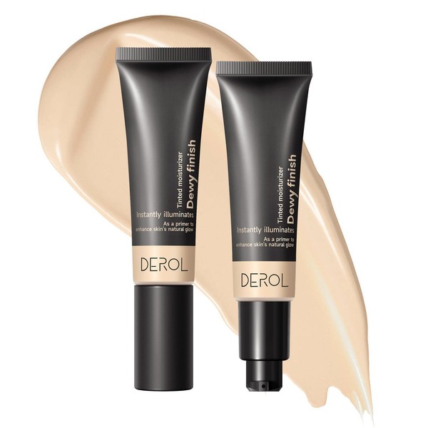 Matte Tinted Moisturizer Foundation Primer - 2-IN-1 Hydrating Tinted Cream