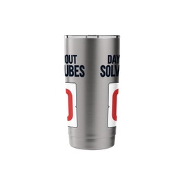 Days Without Solving Cubes 00 Speed Cubing Stainless Steel Insulated Tumbler