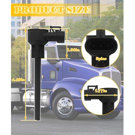 904-7631 Engine Coolant Level Sensor Compatible with 2008-2019 Peterbilt 382 348 365 367 384 385 386 388 389 Kenworth T660 T800 W900,Replace N9267001 RP31640002
