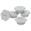 Pack of 5 Kalitec G4616009 PG16 Blanking Plugs Plastic Hexagonal