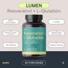 Resveratrol y Glutatión - Mezcla de Antioxidantes, Vitalidad y Energía