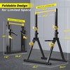 SogesHome Power Tower Dip Station Pull Up Bar for Home