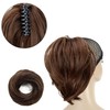 2-Piece Clip-In Ponytail Set - Straight Synthetic Hair Extensions with