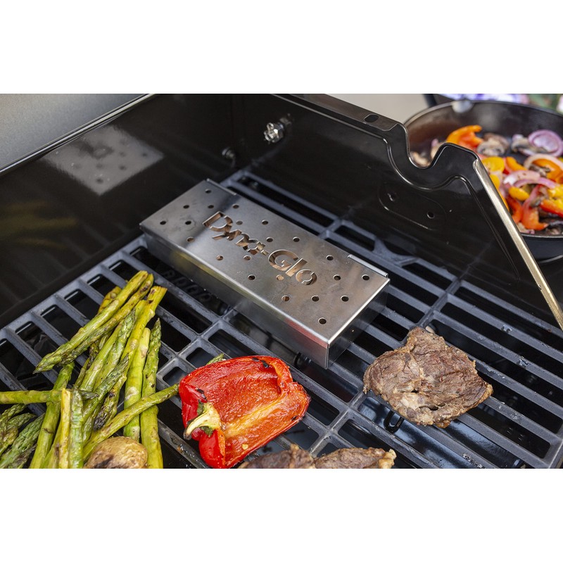 Dyna Glo Hinged Stainless Steel Smoker Box