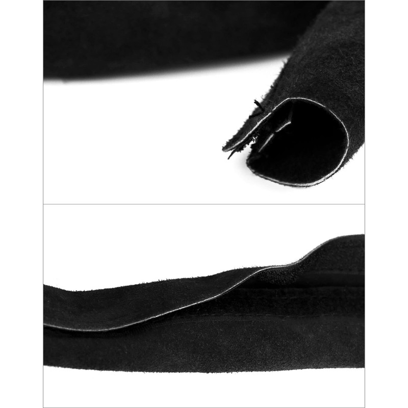 QWORK TIG Welding Torch Cable Cover, 11.4 Feet Flame-Resistant Leather