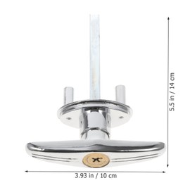 POPETPOP 1 Set Folding Door Lock Garage Door T Handle Door Lock Emergency Release for Garage Doors Garage Door Quick Release Pull Cord Lock Security Lock Thong Steel Wire