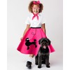 Silicherry 1950s Kids Poodle Skirt 50s Sock Hop Costume with