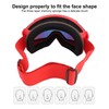 Adult Ski Goggles Double Layer Anti Fog Large Field Cylindrical