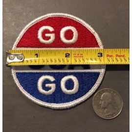Go USA Go Vintage Patch NOS Olympics Rat Hot Rod Racing Motorcycles 70s Sports