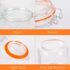 Encheng Glass Jars With Airtight Lids, Mason Jars 8 oz,Glass