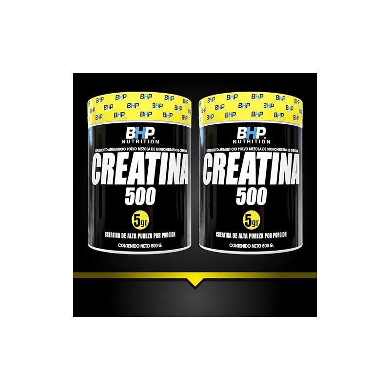 BHP NUTRITION- CREATINA ULTRA MONOHIDRATADA 500grs