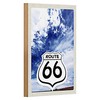 Route 66 Holzschild | Nostalgie | Retro-Stil | Wanddeko |