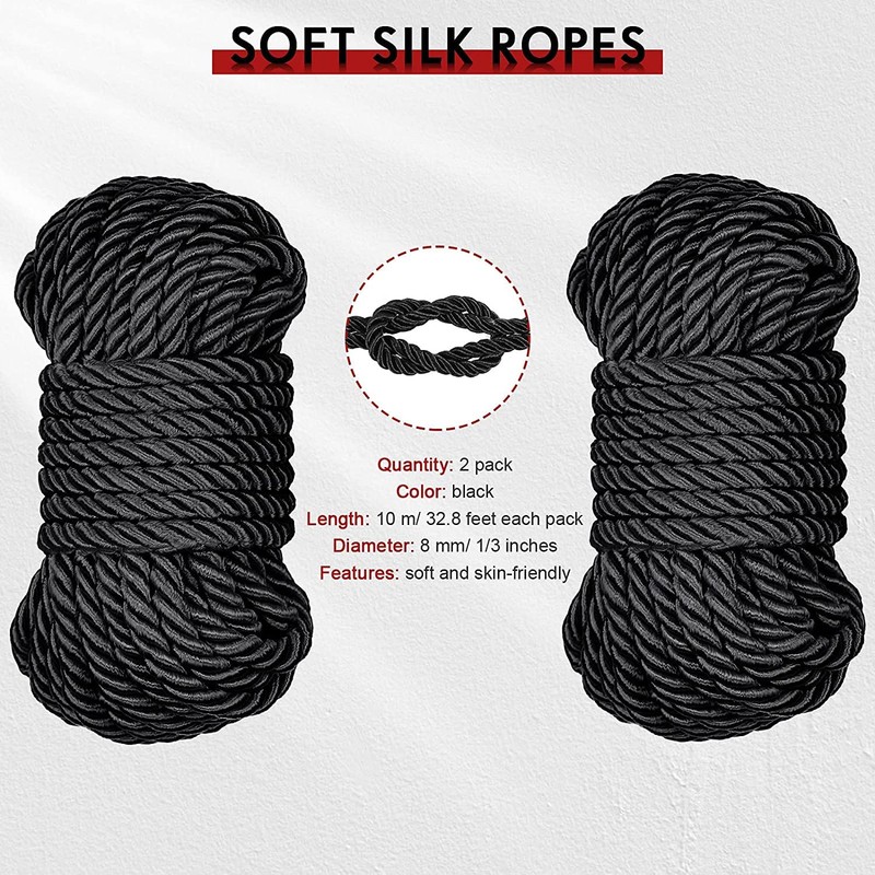 CRAFTCURL Nylon Twisted Rope - Durable & Slightly Shiny Design