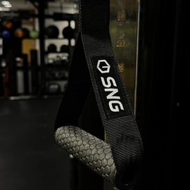 SNG Essential Cable Handle Grip Attachment Pair – Heavy Duty, Non-Slip Handles for Cable Machines, Resistance Bands, Pilates, Strength Training, and Home Gym Workouts