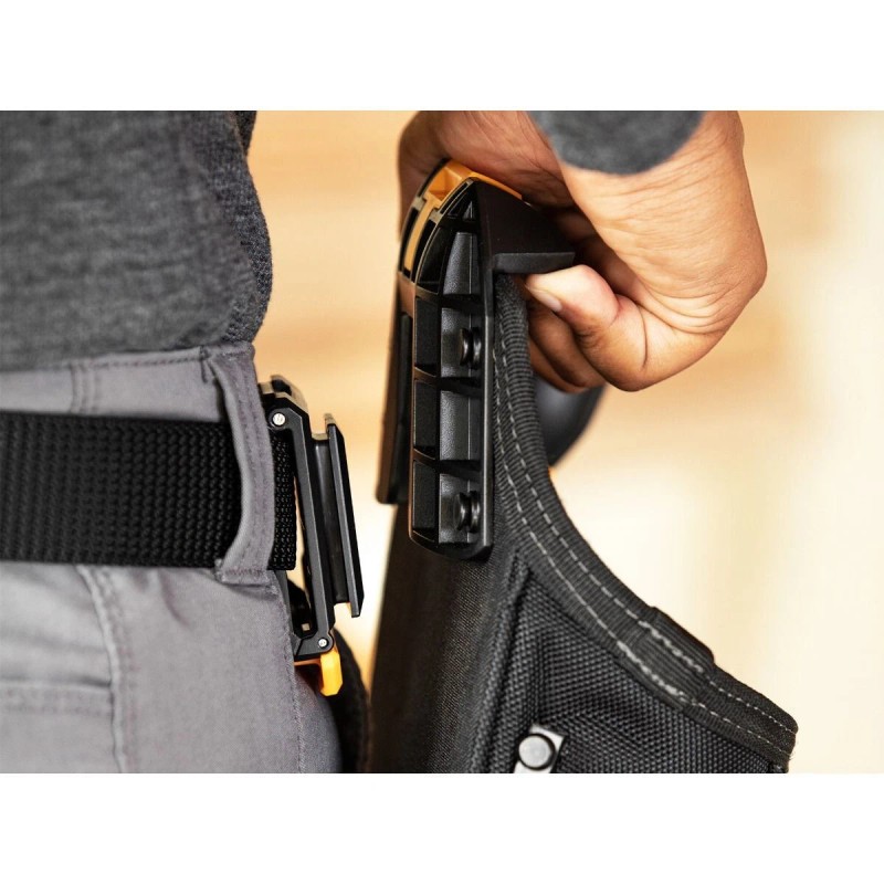 TOUGHBUILT TB-CT-24 Project Pouch With Hammer Loop Tool Belt Utility