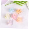 Beatifufu 12pcs Girls Hair Claw Clips Mini Hair Claw Plastic