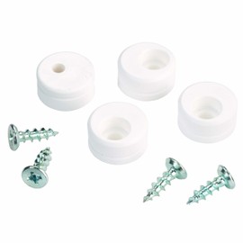 FastCap Euro Door Stops for Inset Doors, White