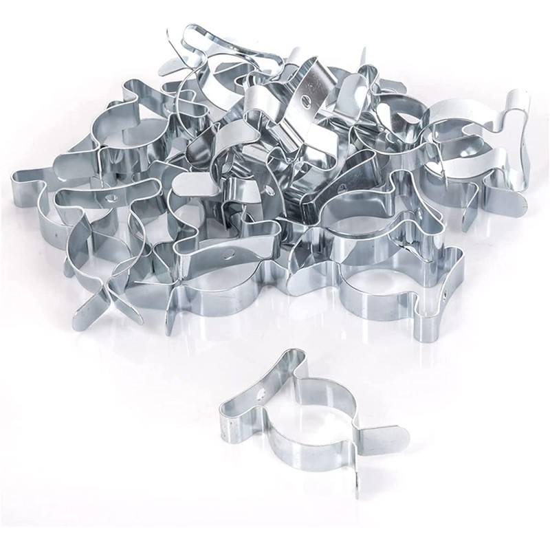 Pack of 10 Tool Spring Terry Clips 13mm Garage/Shed Storage