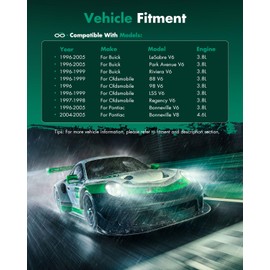 SCITOO AC Compressor 1997-1998 for O-ldsmobile Regency 1996-1999 for O-ldsmobile 88 1996-2005 for B-uick LeSabre 3.8L