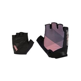 Ziener Kinder CHADI Fahrrad-/Mountainbike-/Radsport-Handschuhe | Kurzfinger - atmungsaktiv/dämpfend, Black.Powder Blush, M