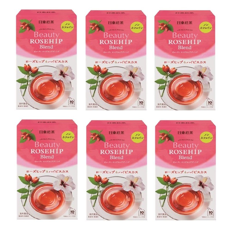 Nitto Tea Aroma House Beauty Rose Hip Pack of 10