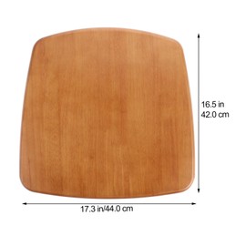 GANAZONO Chair Panel Solid Wood Seat Board Accessories Round Chair Seating Replacement Chair Surface Pad Mugs DIY Stool Replacement Part Chair Seating Pad Cushion Animal Cover Office Wooden