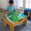 KidKraft 2-in-1 Reversible Top Activity Table with 200 Building Bricks
