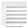 KRATKI ventilation grille fireplace grille FRESH 17cm x 17cm white