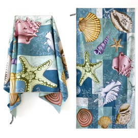 Meteor Beach Towel Quick Dry Extra Large 180x90cm Pool Towels with Carry Bag, Oversized Travel Towel Swimming Towel, Beach Accessories, Sand Free Lightweight Compact Beach Towels