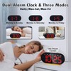 Foyucool Digital Alarm Clock for Bedroom with Nightlight, 7" Large