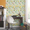 Simon&Siff Yellow Floral Peel and Stick Wallpaper, 17.3'' x 120"