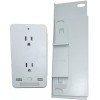 Sharper Image Socket Shelf Ultra 8 Port Surge Protect Wall