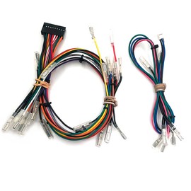 Universal Fighting Board Cables Quick Connect 20-Pin Joystick/Button Easy Plug Harness 4-Pin Touchpad Button Harness for Fighting Game Controller Board