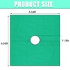 Landscape Tarp, 78.7"X78.7" Pruning Tarp with Hole, Bush Trimming Tarp,