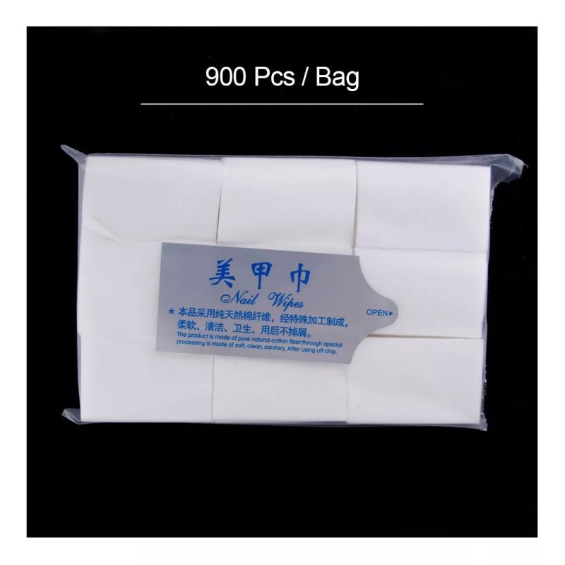 KH Paquete De Toallas Gasas Para Uñas Manicure Gelish