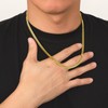 KRKCLIFE 5MM Chain Necklace for Women Men 18", 14K Gold