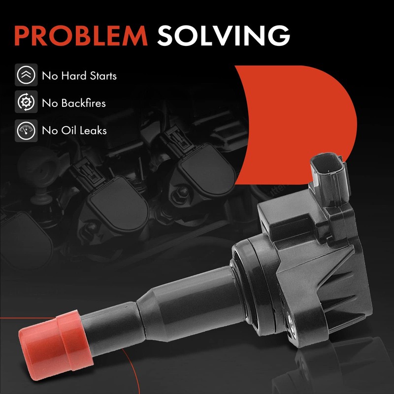 Paquete de bobinas de encendido de motor A-Premium compatibles con